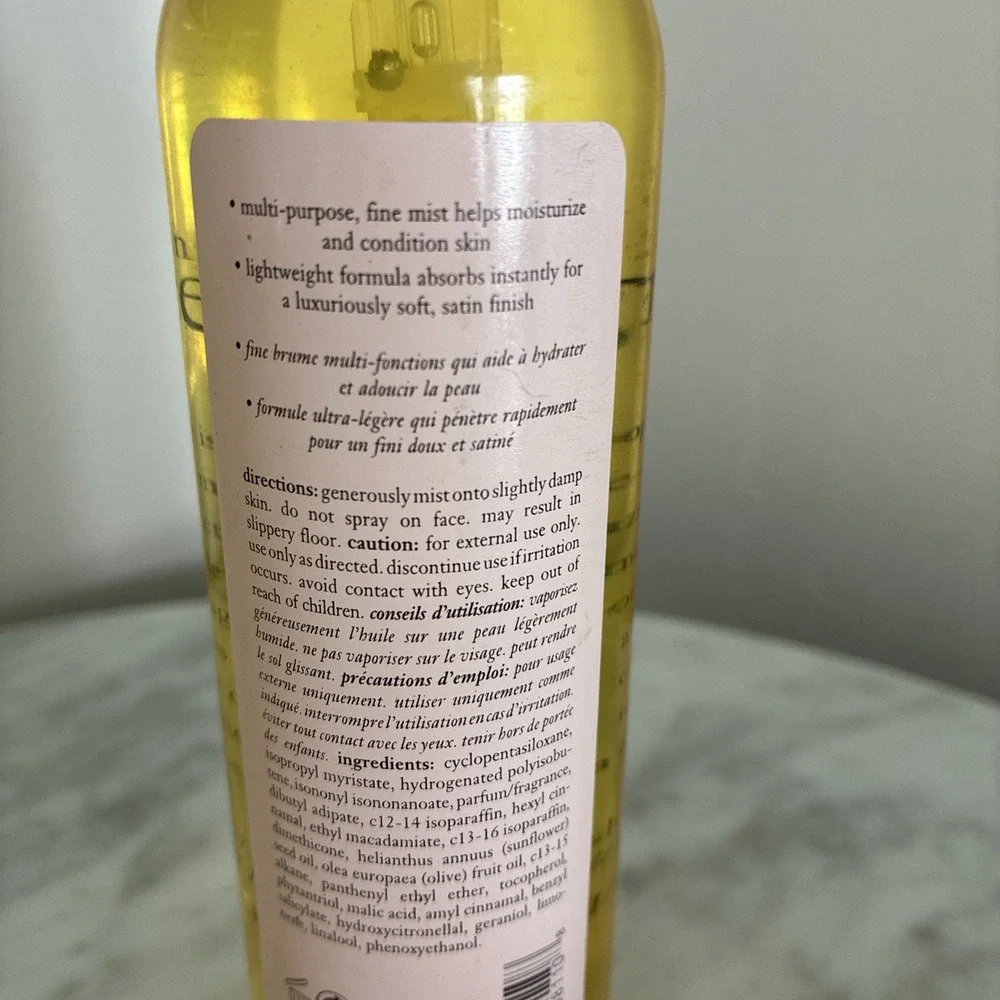 PHILOSOPHY AMAZING GRACE 5.8oz SATIN-FINISH BODY OIL MIST no lid NEW